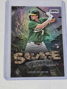 Nick Kurtz Rookie 2025 Topps Stadium Club Savage Sluggers Insert SS-21