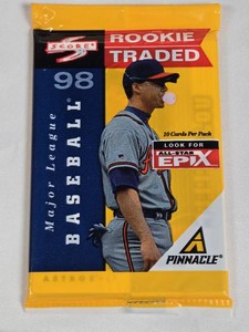 Unopened Pack of 1998 Pinnacle Score Baseball Cards