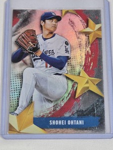 Shohei Ohtani 2025 Topps Stars of MLB Foil Insert #SMLB-77 - Los Angeles Dodgers Baseball Card