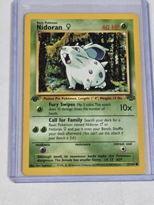 Nidoran 1999 1st Edition Pokemon Card #5764