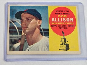 Bob Allison Rookie 1960 Topps #320 - Washington Senators Vintage Baseball Card