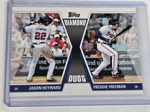 Jason Heyward and Freddie Freeman Rookie 2011 Topps Diamond Duos #DD-HF - Atlanta Braves Baseball Card