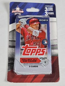 Unopened Hanger Pack of 2023 Topps Baseball Cards