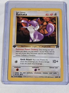 Rattata 2000 Wizards #6682 Pokemon 1st Edition