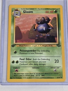 Pokemon Card 1999 Gloom 1st Edition