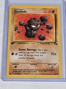 1st Edition Geodude 1999 Pokemon Card