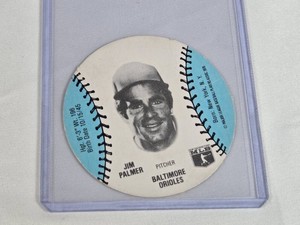 Jim Palmer 1976 MSA Burger Chef Disc - Baltimore Orioles Vintage Baseball Card