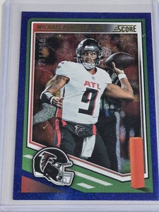 Michael Penix Jr. Rookie 2025 Panini Score RC Foilboard #236 and Numbered 231-399 - Atlanta Falcons Football Card