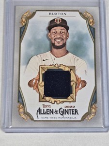 Byron Buxton 2022 Topps Allen & Ginter Relic #AGR-BB - Minnesota Twins Baseball Card