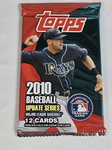 Unopened Pack of 2010 Topps Baseball Update Series