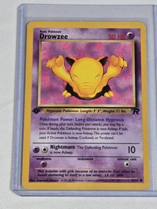 Pokemon Drowzee 1st Edition 5482 Trading Card