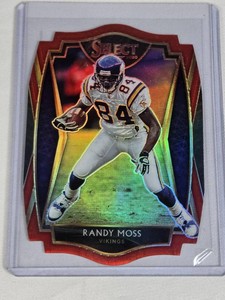 Randy Moss 2020 Panini Select Prizm Die Cut #112 - Minnesota Vikings Football Card