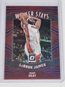 LeBron James 2023-24 Panini Donruss Optic Red Prizm #2 - Miami Heat Basketball Card