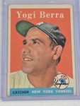 Yogi Berra 1958 Topps #310 - New York Yankees Vintage Baseball Card
