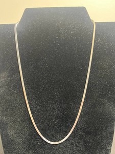 Silver Necklace - 925 Sterling Herringbone Chain - 3.71 g