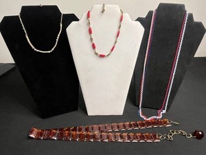 VTG Costume Jewelry - Trifari Necklace & Belt Assortment