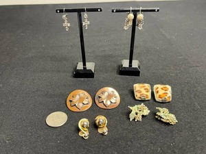 VTG Costume Jewelry - Marvella & Mixed Earrings, 6-Pair Mixed Lot