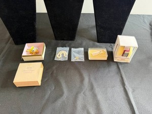 VTG Costume Jewelry Mixed Lot - Avon Corsage Pin, Fossil Watch (untested) & Marvella Brooch