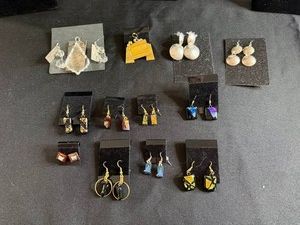 VTG Costume Earrings - Mixed Jewelry Lot With Assorted Designs
