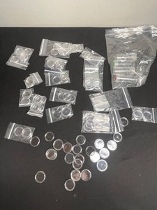 Coin Collecting Supplies - Assorted Plastic Coin Capsules & Holders
