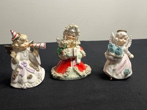 Angel Figurines - Enesco January Group (Lot of 3)