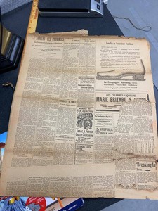 1898 La Presse Montreal Newspaper Leaf French Ads Dec 19 Ephemera
