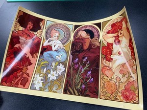 Qnq Tumblr Art Nouveau Fan Art Poster Print Unframed Approx 16.5in