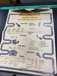 Vintage Easyriders Harley-Davidson Tune-Up Poster David Mann