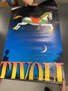 Peter Max Tivoli 1982 Vintage Poster Print Bears Signature