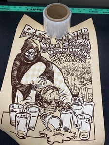 Signed 2005 Turf Club Concert Poster DWITT05 Beer Never Make Gunther