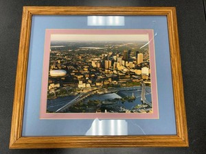 Steven Linder Minneapolis Skyline Signed Framed Print 40500
