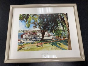 Kenneth Grindeland Lady of the Lake Framed Artist Proof Lithograph