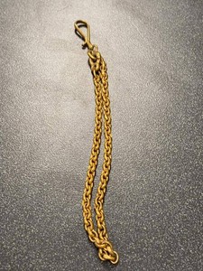 Vintage Gold Filled Pocket Watch Chain Dog Clip 120 12K Marked