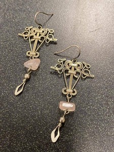 Group Sterling 925 Ring Size 10 & Wire Dangle Earrings Jewelry Lot