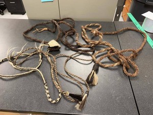 Group of Handmade Braided Horsehair Western Tack & Accessories