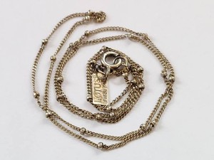 Sterling Silver Gold Filled Chain Necklace