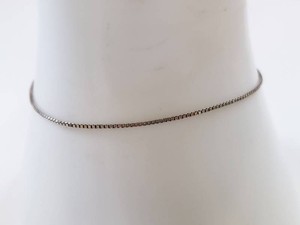 Stylish Sterling Silver Chain Anklet