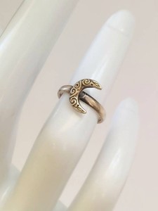 Sterling Silver Crescent Moon Ring