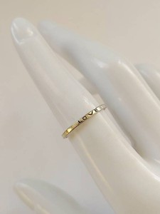 Sterling Silver LOVE Engraved Ring 925