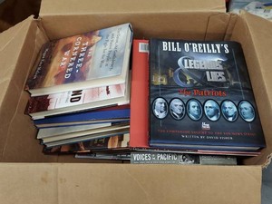 Military History Books & WWII Magazines Box Lot Hardcover Paperback