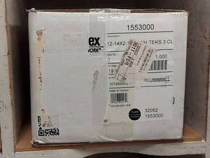 Buildex TEKS 3 Self-Drilling Screws 12-14 x Approx. 2in Box