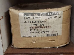 Sealing Fasteners HJ495 12-24x1-12 Stalgard Coated 2,000 Pc Case