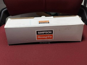 Simpson Strong-Tie Titen HD Screw Anchors THD37500CS 38 x 5 Box