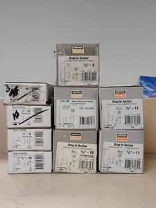Lot Including Simpson Strong-Tie Anchors & Caddy Fasteners Hardware