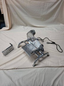 Vintage Rival Electric Food Slicer Chrome Countertop Kitchen Slicer