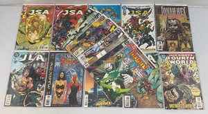 Misc. Collectible Comics Including JSA And More (Bagged And Carded)