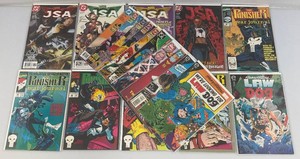 Misc. Collectible Comics Including JSA And More (Bagged And Carded)
