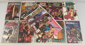 Misc. Collectible Comics Including STAR WARS And More (Bagged And Carded)