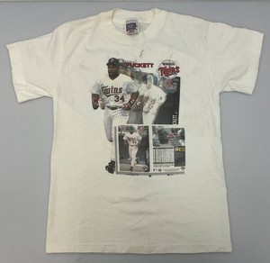 Collectible 1980s Kirby Pucket Minnesota Twins T-Shirt Size Large