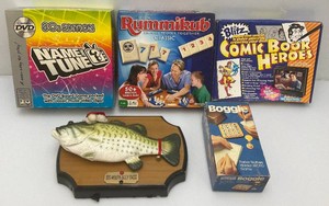 Misc. Toys And Games Including Big Mouth Billy Bass And More